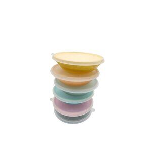 Tupperware Vintage cereal bowls lids set of 6